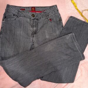 Ooh! La, La! Couture Gray Straight Leg Jeans